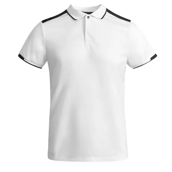 Polo técnico de manga corta para hombre en poliéster reciclado antibacteriano Vetonek