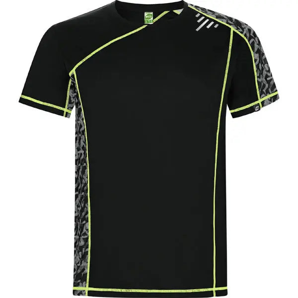Camiseta técnica de manga raglán con paneles sublimados Vetonek