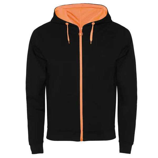 Sudadera de felpa no perchada con detalles en color flúor Vetonek