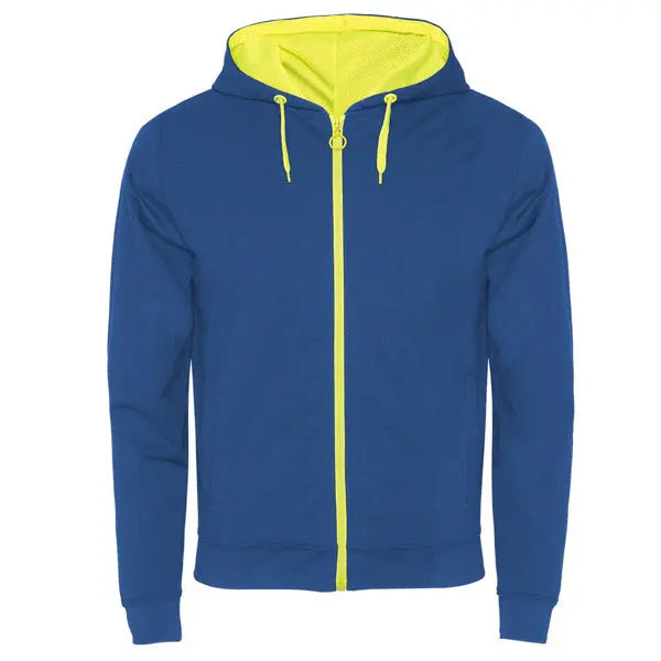 Sudadera de felpa no perchada con detalles en color flúor Vetonek