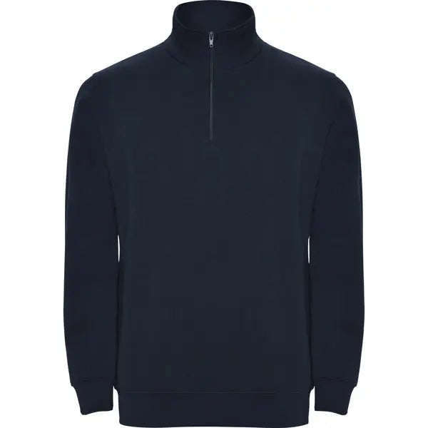 Sudadera con media cremallera a tono y cuello alto Vetonek