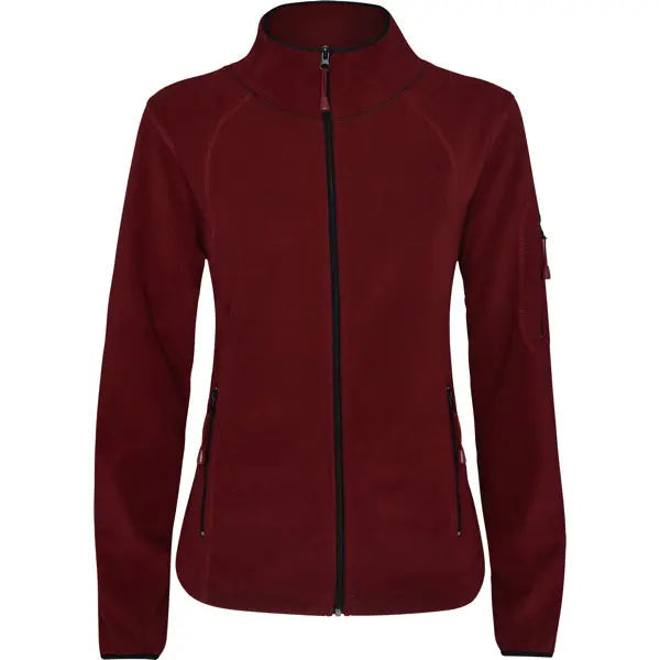 Sudadera polar para deporte al aire libre, con cuello alto y manga larga con ribetes en contraste Vetonek