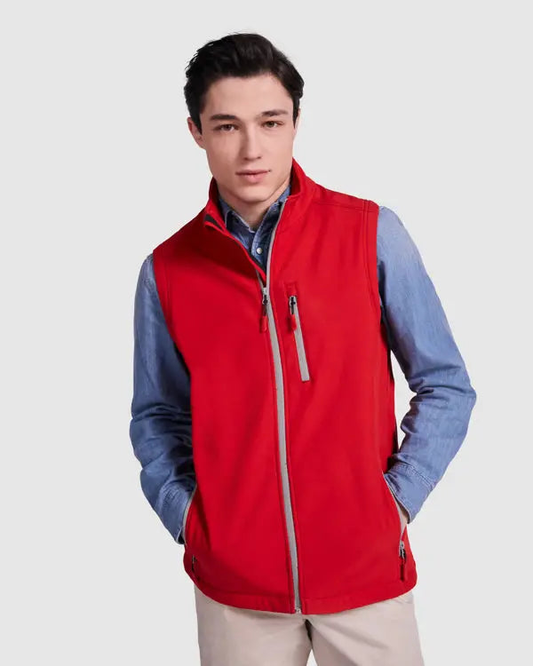 Chaleco softshell compuesto por 2 capas Vetonek