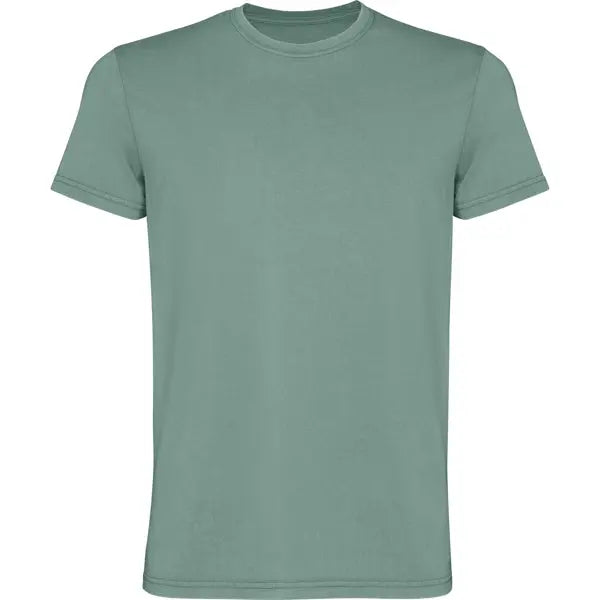 Camiseta de manga corta para hombre, 100% algodón con acabado lavado ácido Vetonek