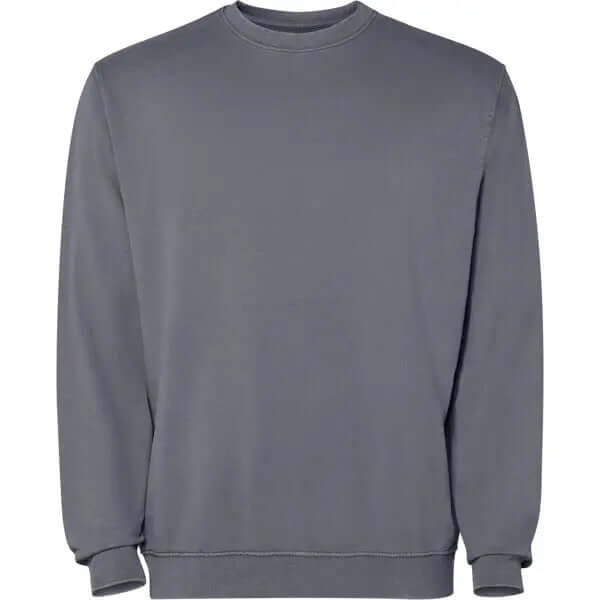 Sudadera unisex con cuello redondo 100% algodón Terry lavado al ácido Vetonek