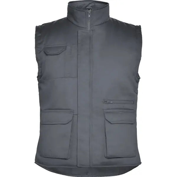 Chaleco laboral multibolsillos con cuello alto Vetonek