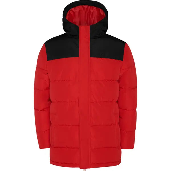 Chaqueta acolchada combinada con capucha fija Vetonek