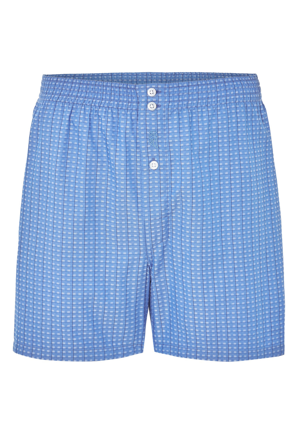 Calzoncillo Bóxer Hombre Premium Tela Estampado - Azul 6106_37