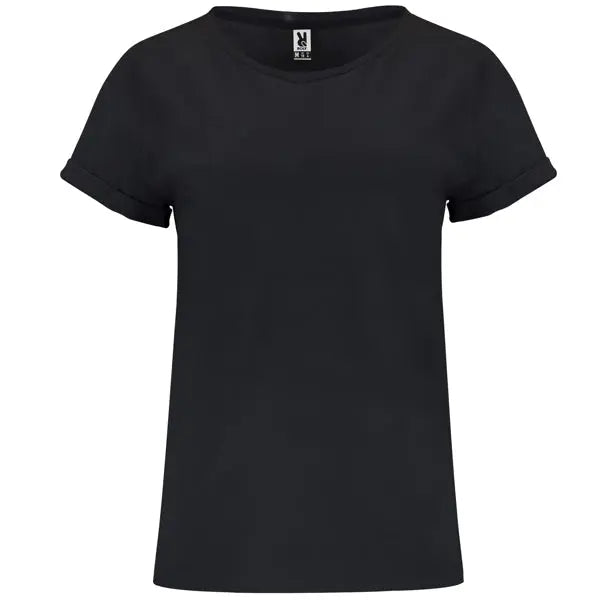 Camiseta de manga corta holgada con escote del mismo tejido Vetonek