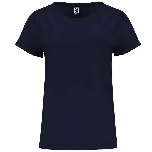 Camiseta de manga corta holgada con escote del mismo tejido Vetonek