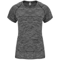 Camiseta técnica entallada de mujer en tejido poliéster de manga corta estilo ranglán Vetonek