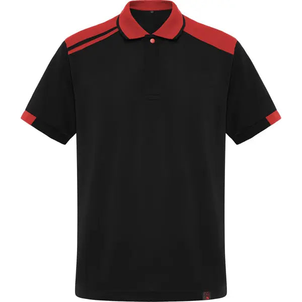 Polo de manga corta antibacteriano con colores combinados Vetonek