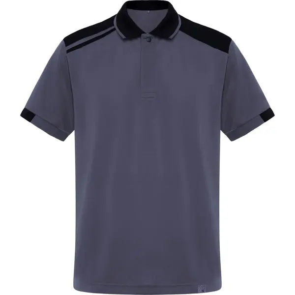 Polo de manga corta antibacteriano con colores combinados Vetonek