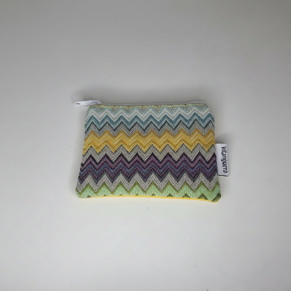 Monedero Ada «Zigzag estrecho multicolor»