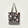 Bolso de hombro Cora «Floral fondo negro»