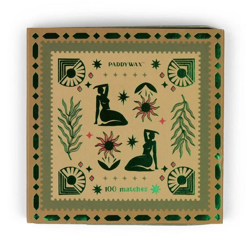 Jumbo Cajas de Cerillas Paddywax - Femme | 100 Cerillas con Diseño Elegante
