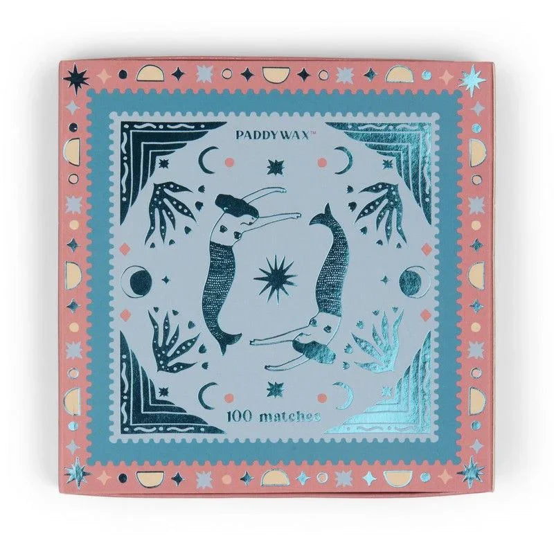 Jumbo Cajas de Cerillas Paddywax - Mermaids | 100 Cerillas con Diseño Mágico