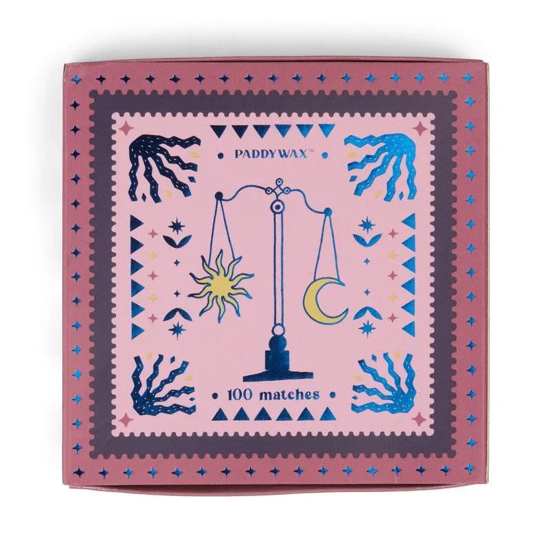 Jumbo Cajas de Cerillas Paddywax - Balance | 100 Cerillas de Diseño Exclusivo