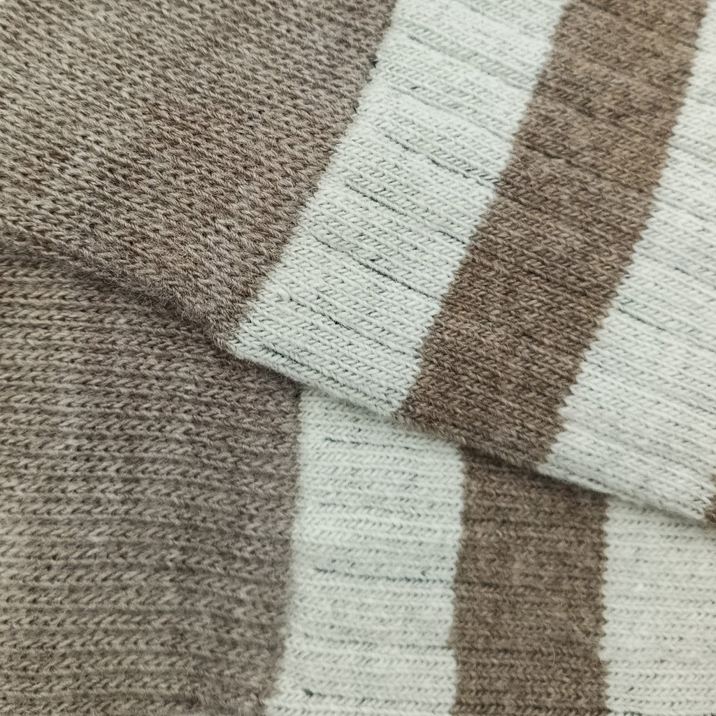 Lana Caña Alta Rayas Optico-Beige