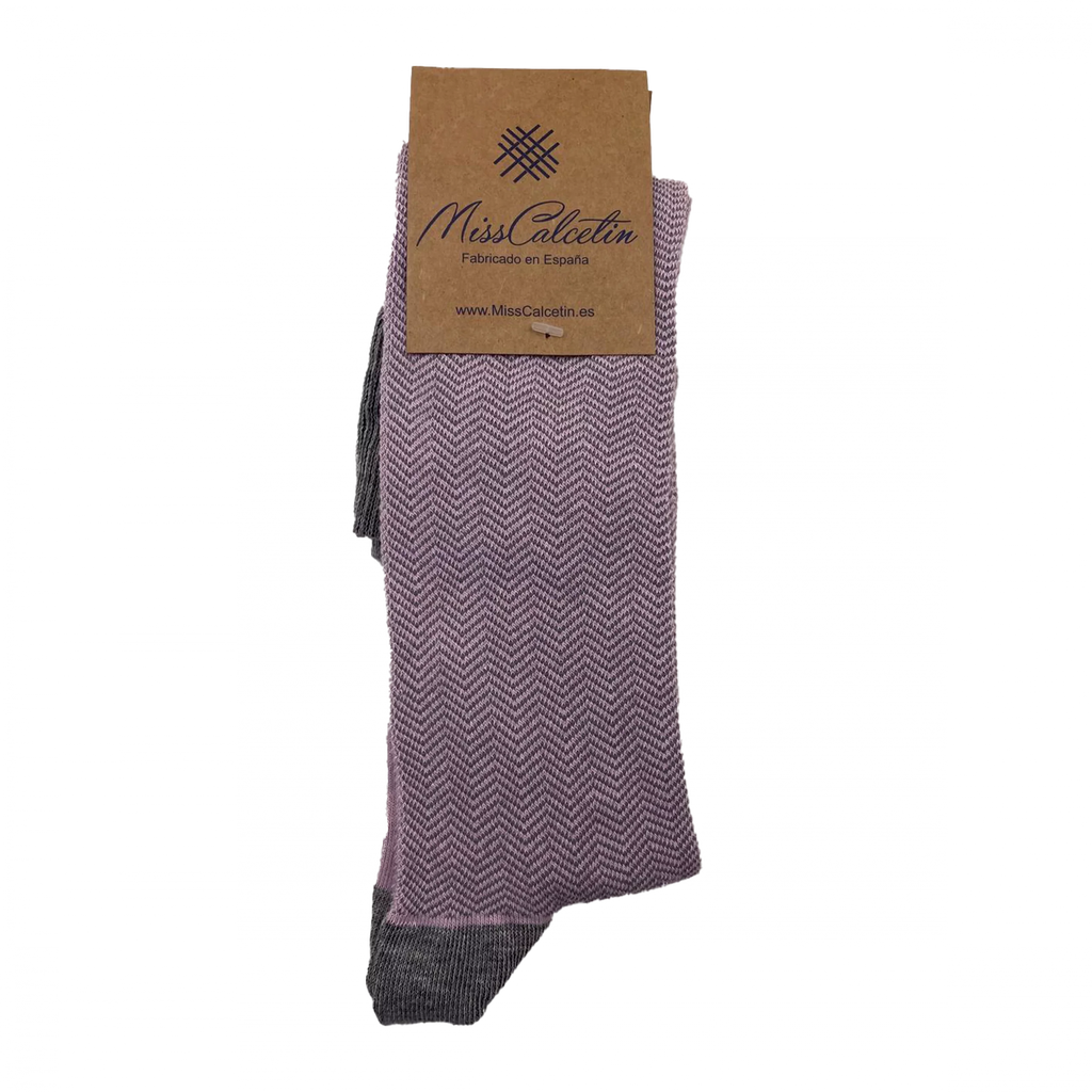 Caña Alta Espiga Rosa-Gris