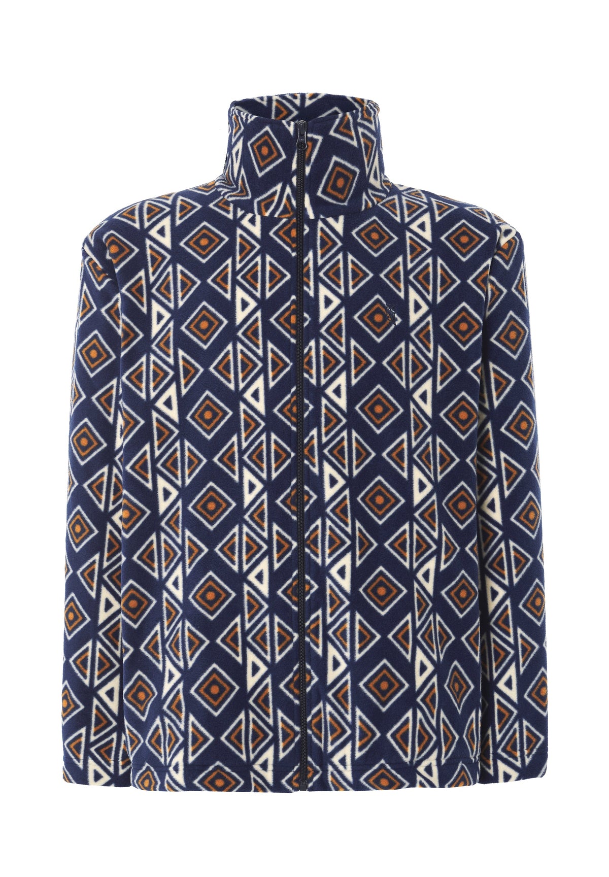 Chaqueta de Pijama Hombre Invierno Premium Forro Polar Estampado - Azul 0501_39