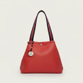 Bolso de hombro Kenza «Rojo liso»