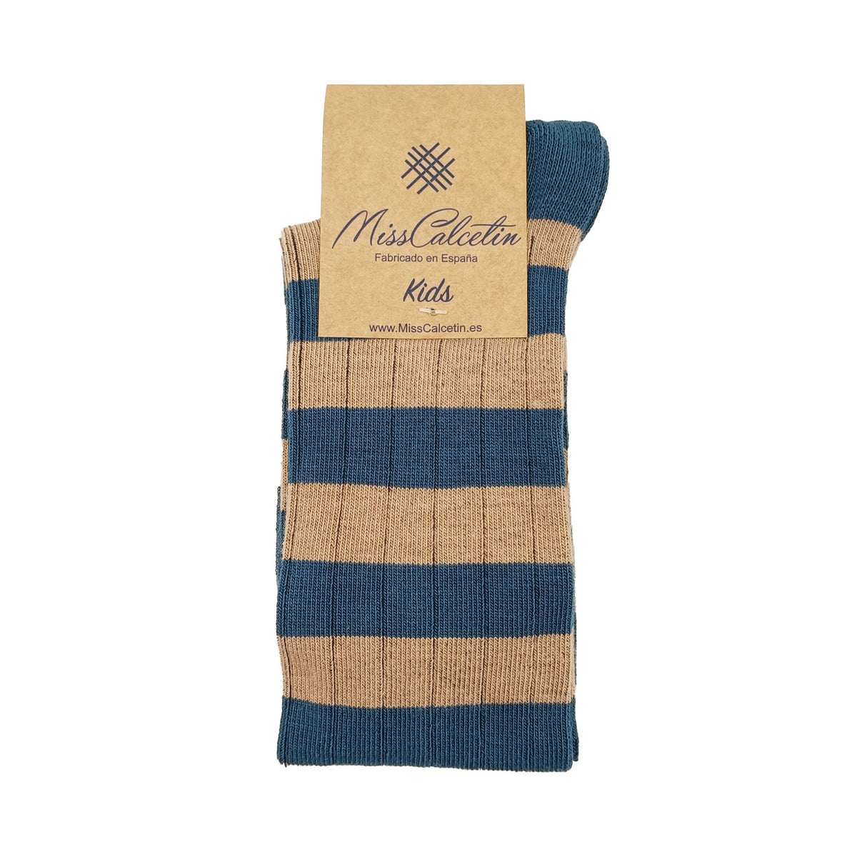 Kids Rayas Camel-Midnight
