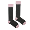 Kids canalé Gris Medio Vigore-Rosa