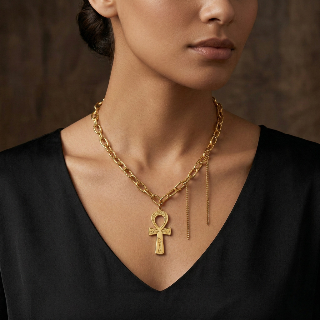 Collar Majestic Nilo con Cascadas Fluides