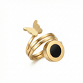 Anillo Éclat de Mariposa Noir