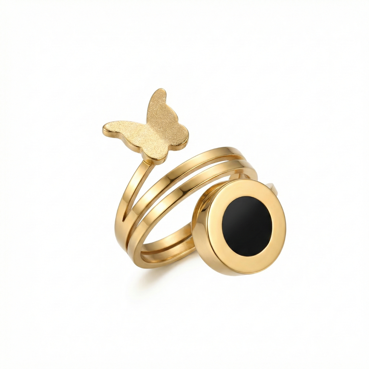 Anillo Éclat de Mariposa Noir