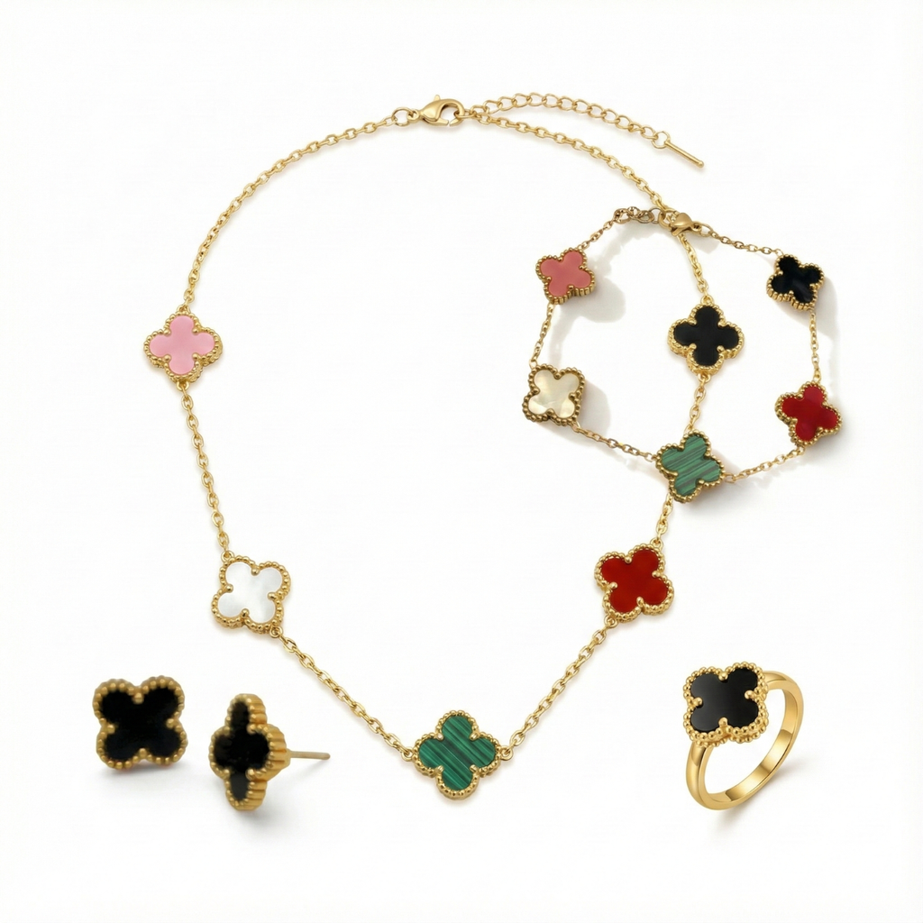 Conjunto Quatrefoil Mosaïque