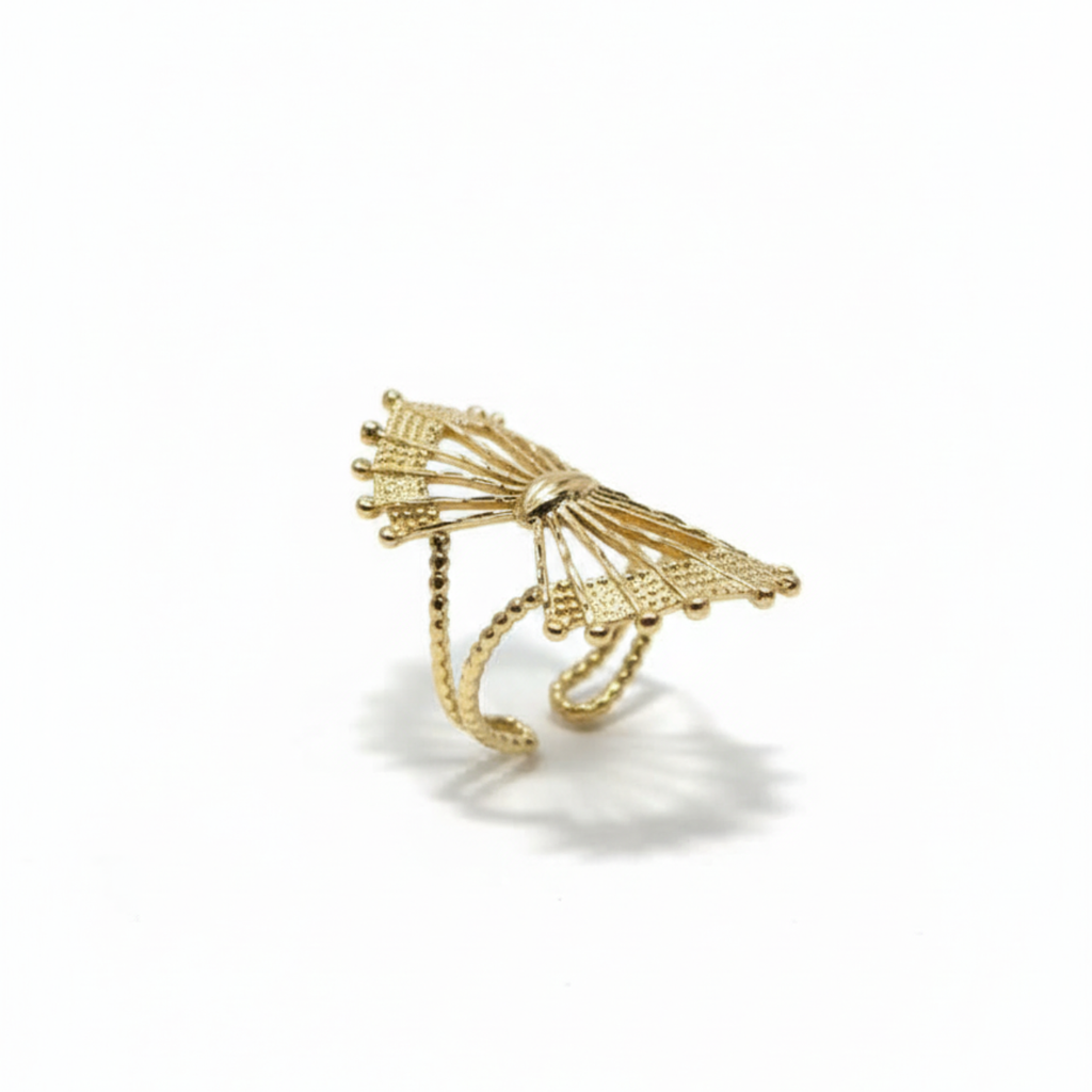 Anillo Sunburst Radiante