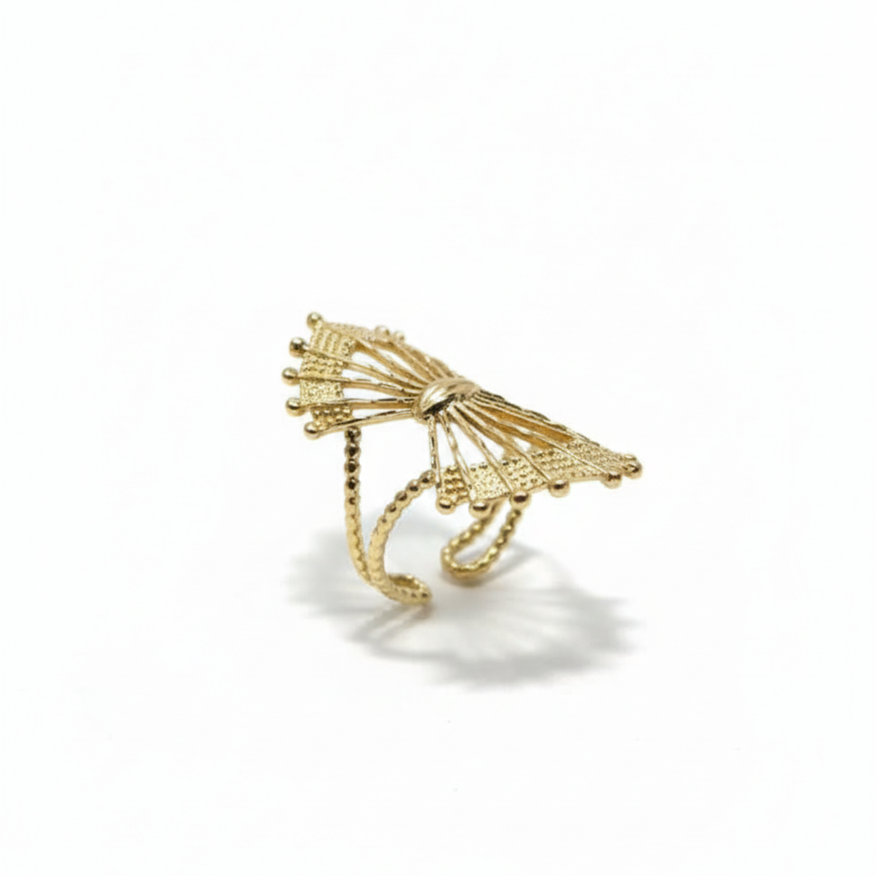 Anillo Sunburst Radiante