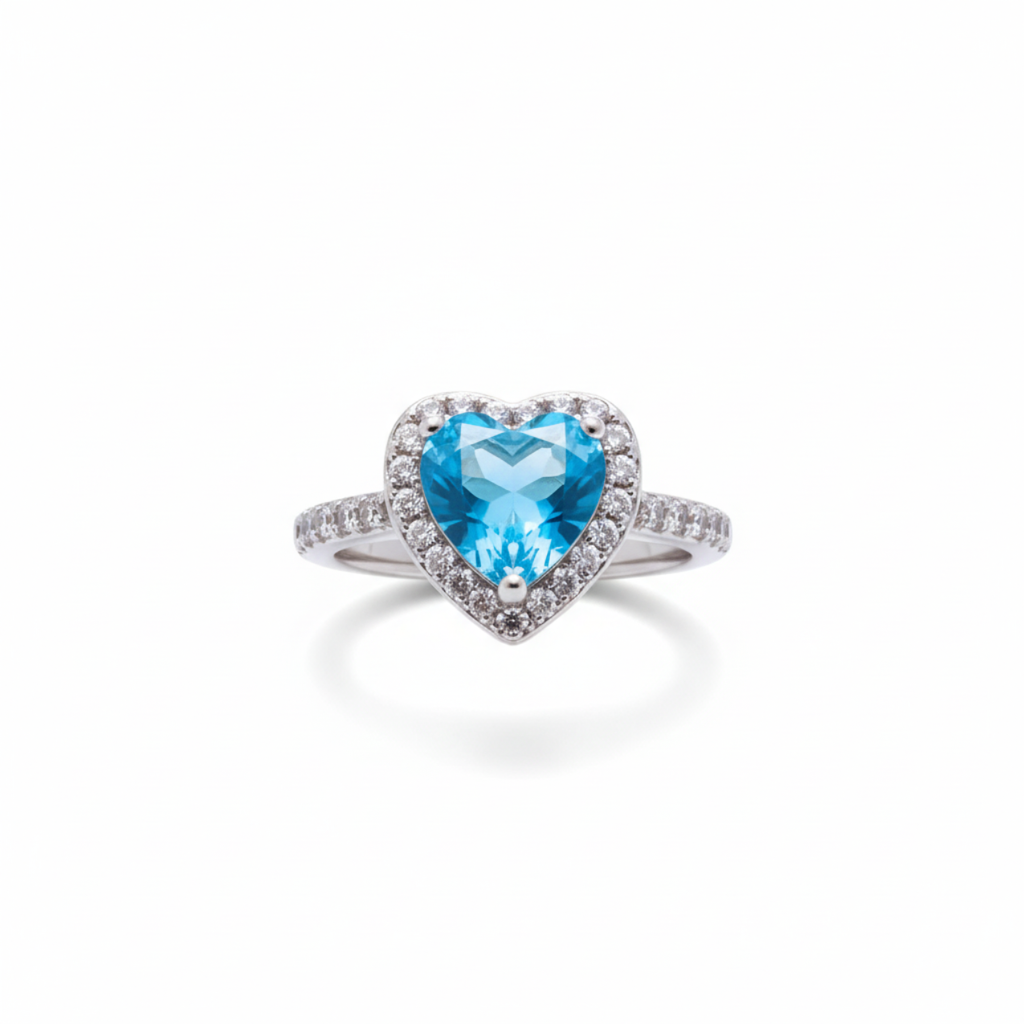Anillo Blue Halo Suprême