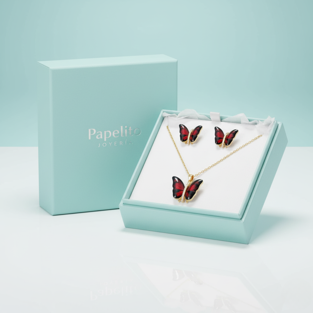 Conjunto de Collar y Pendientes Désir