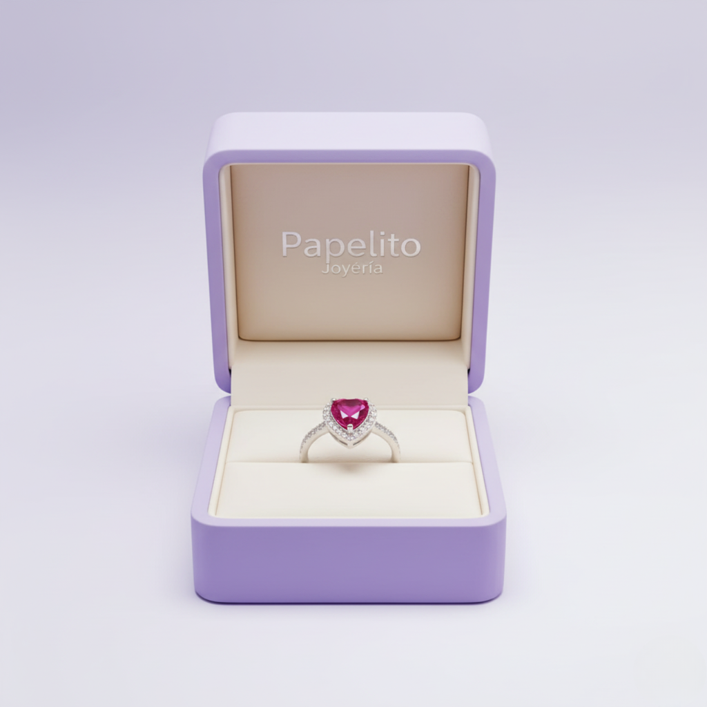 Anillo Scarlet Halo Suprême