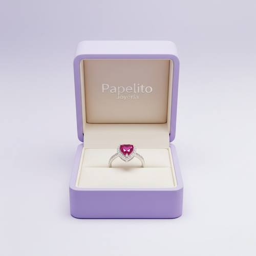 Anillo Scarlet Halo Suprême