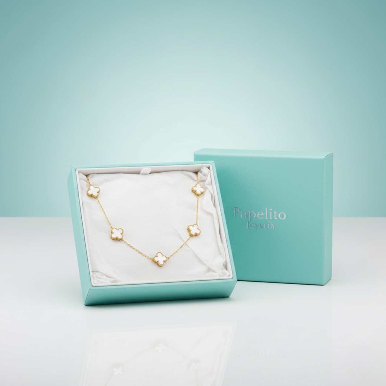 Collar Trèfle Blanc de la Fortuna