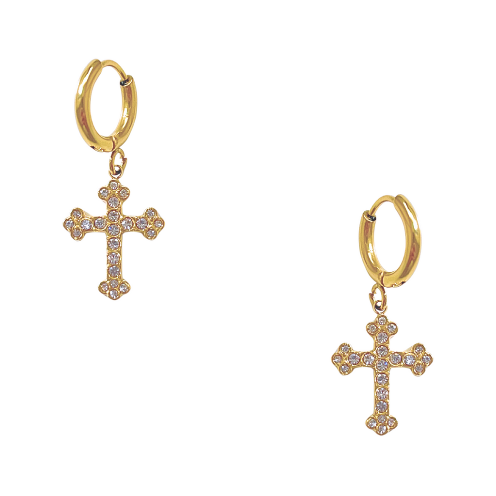 Pendientes Cruz Cova CZ