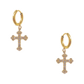 Pendientes Cruz Cova CZ