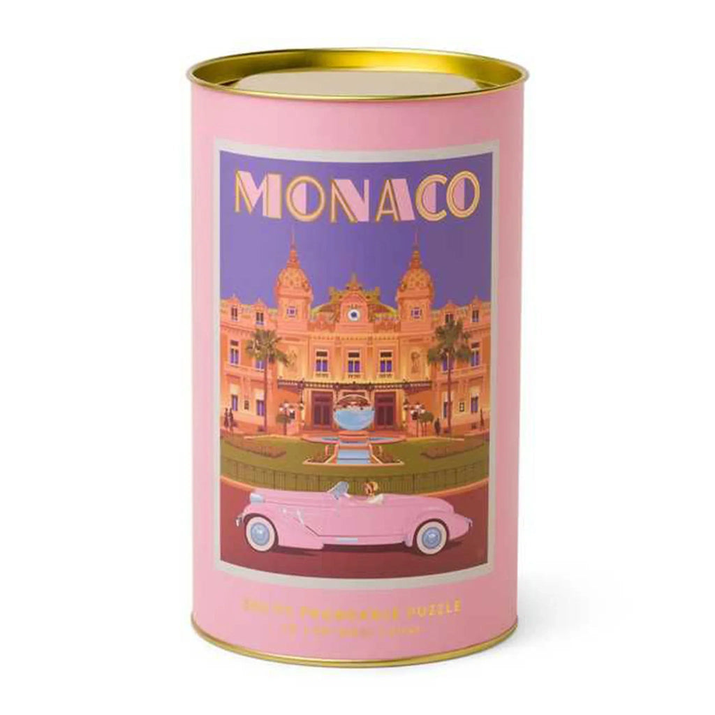Puzzle en Tubo 500 Piezas - Mónaco | Diseño Vintage y Elegante