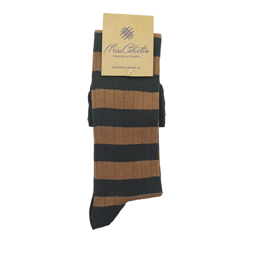 Caña Alta Rayas Brown-Botella
