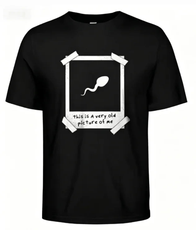Camiseta Gráfica Divertida "Esta Es Una Foto Muy Antigua de Mí" | Algodón Streetwear