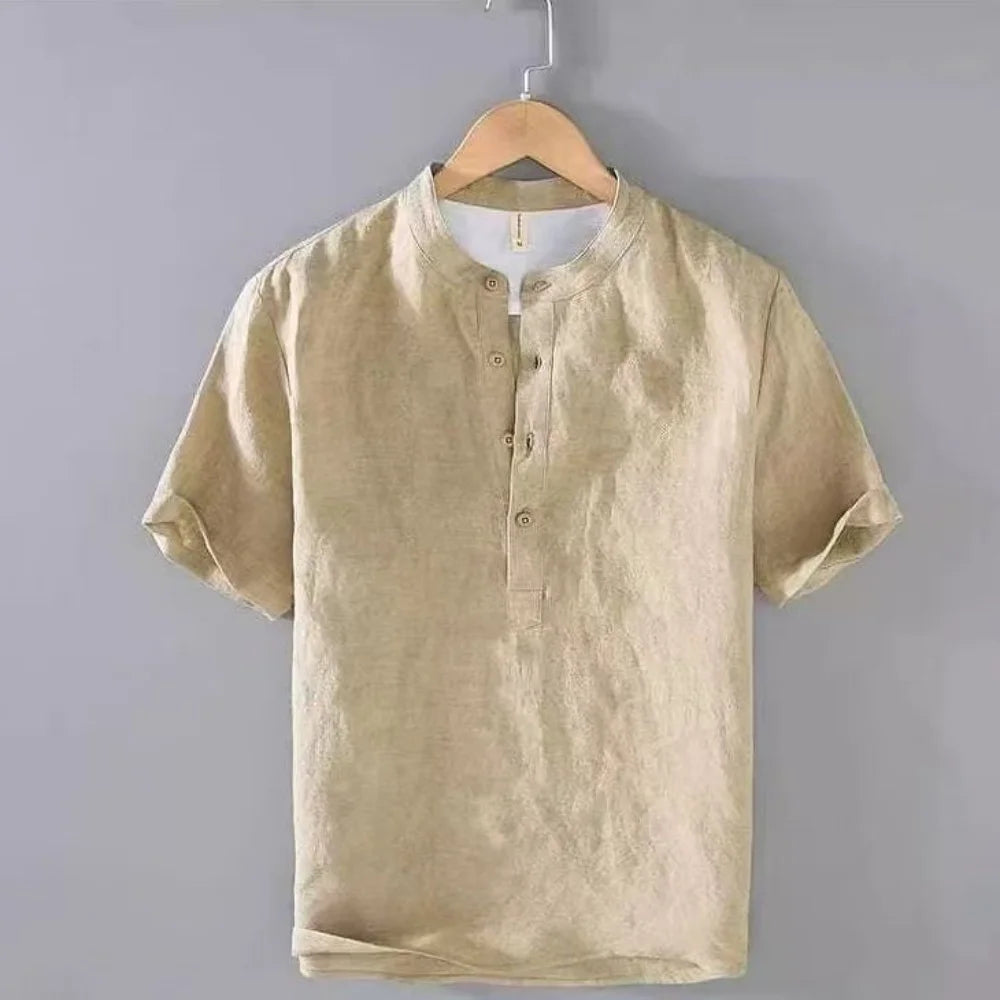 Nuevas camisas de lino para hombre