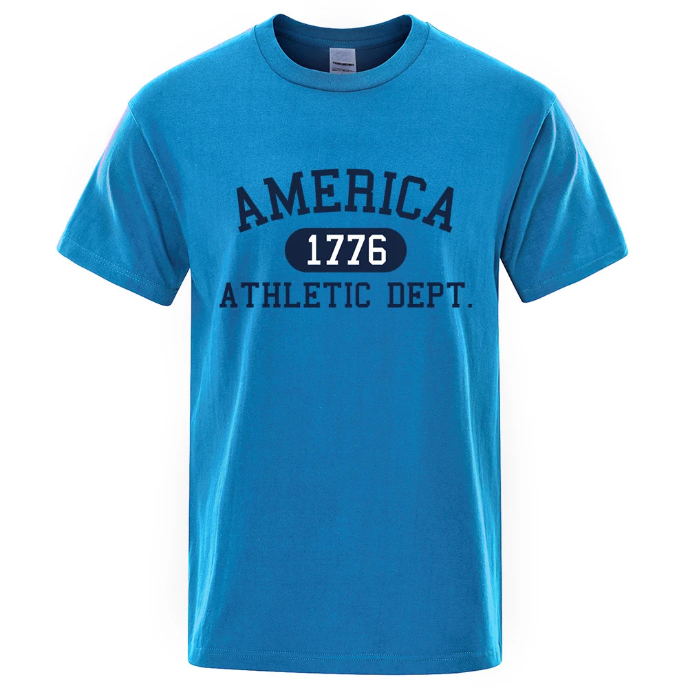 Camiseta de Algodón con Estampado de Letras | Streetwear Transpirable