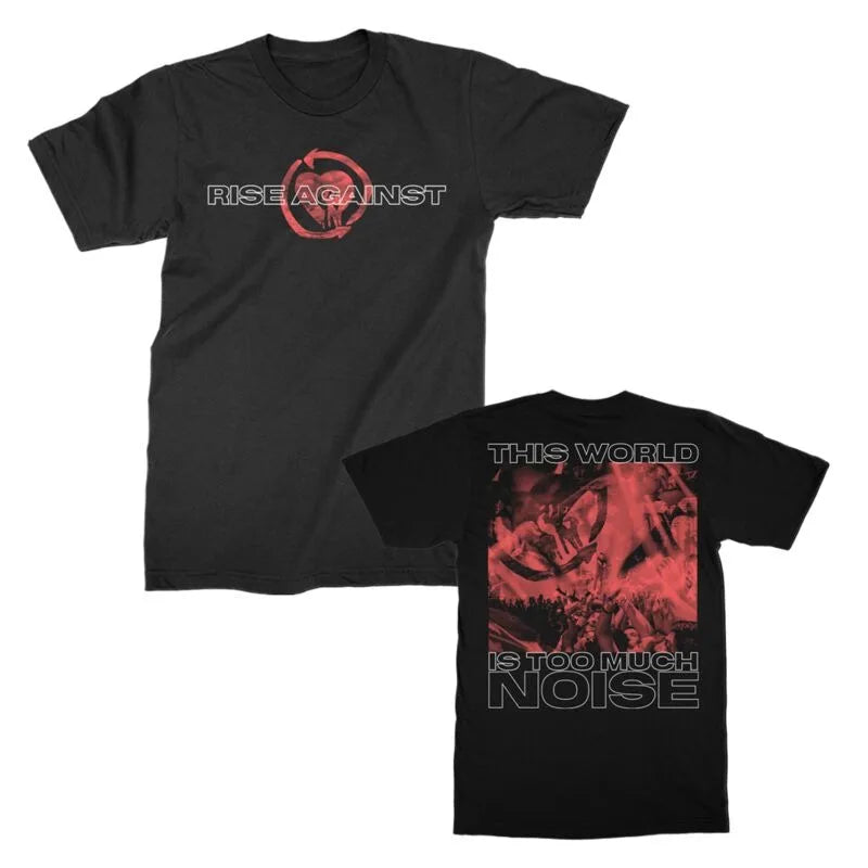 Camiseta Vintage Rise Against Chicago — Punk Streetwear Unisex