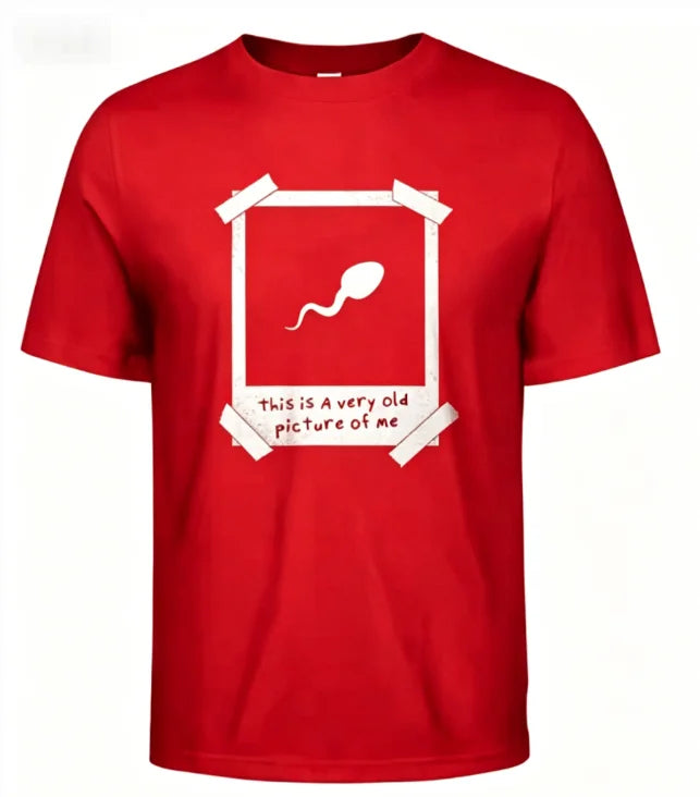 Camiseta Gráfica Divertida "Esta Es Una Foto Muy Antigua de Mí" | Algodón Streetwear