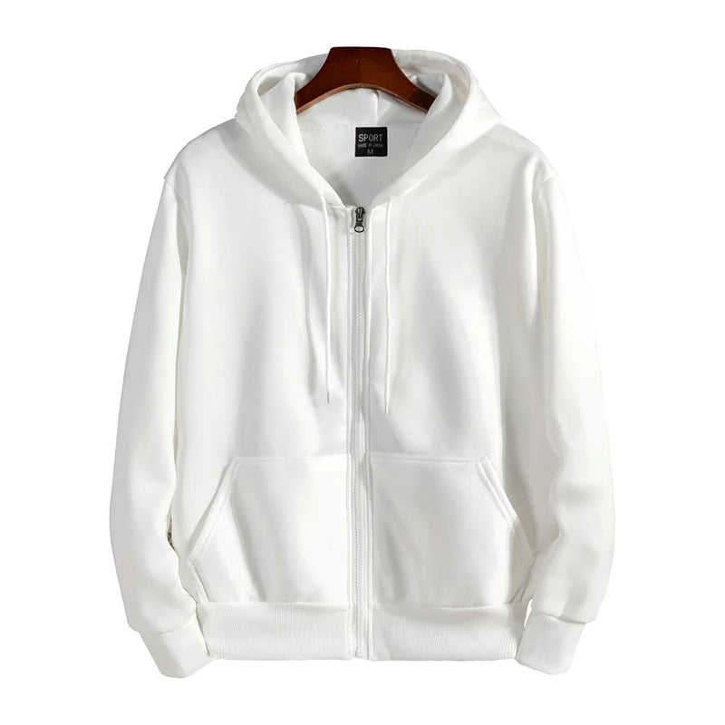 Sudadera con capucha y cremallera
