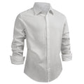 Camisa de lino de algodón para hombres